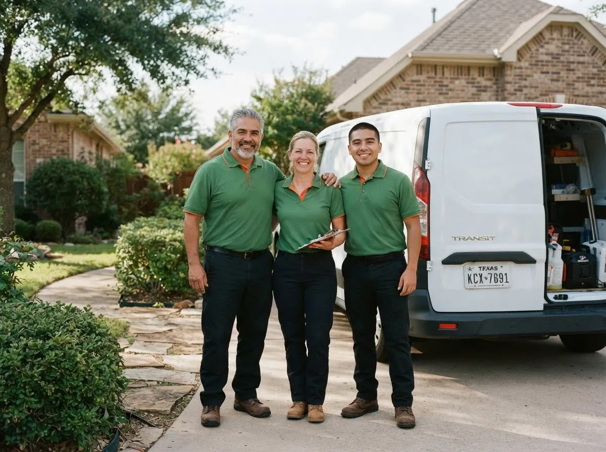 The BugBarrier Pest Control team, pest control service in Addison, TX